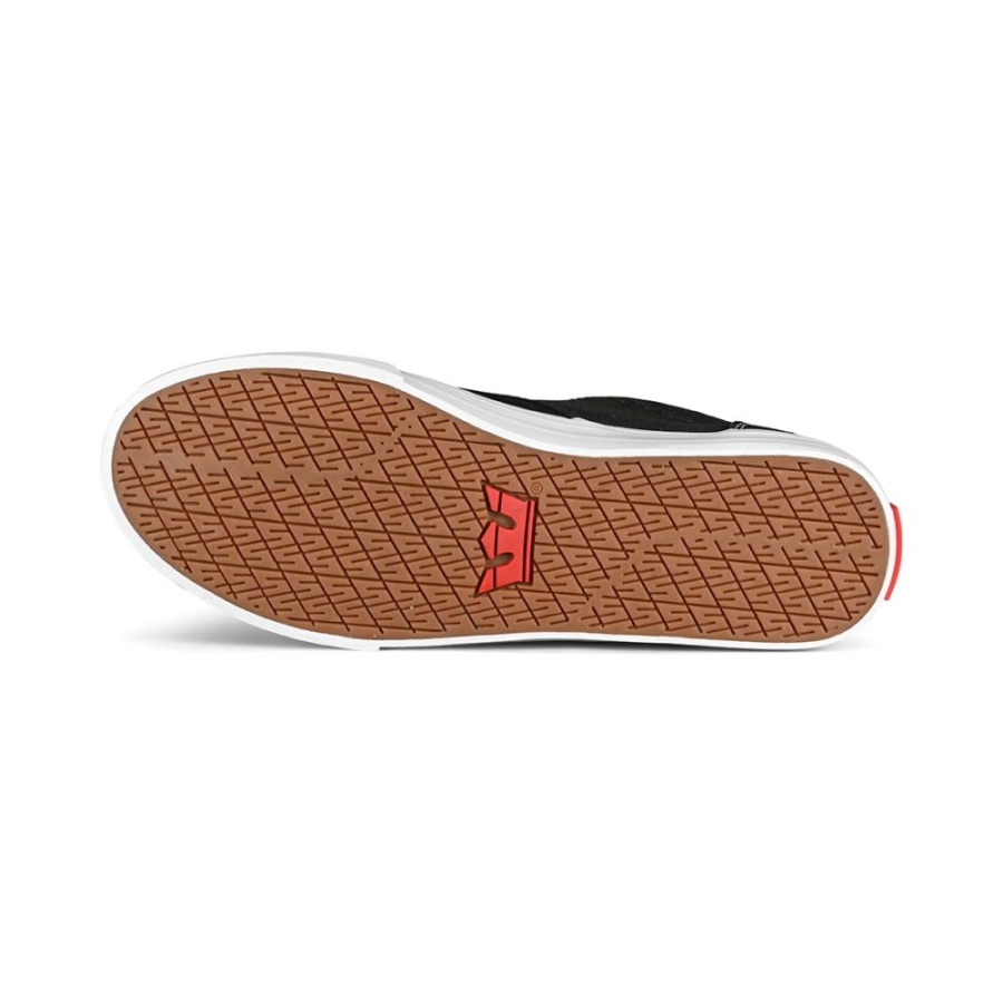 Supra Chino Skate Shoes Black/Red/White