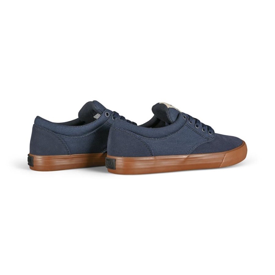 Supra Chino Skate Shoes Navy/Bone/Gum