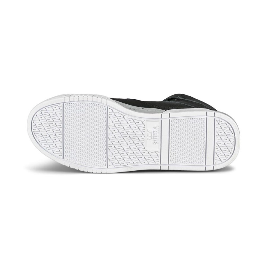 Supra Breaker High-Top Shoes Black/Light Grey/White