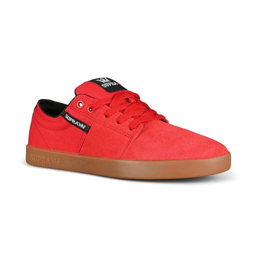 Supra Stacks Ii Skate Shoes Red/Gum
