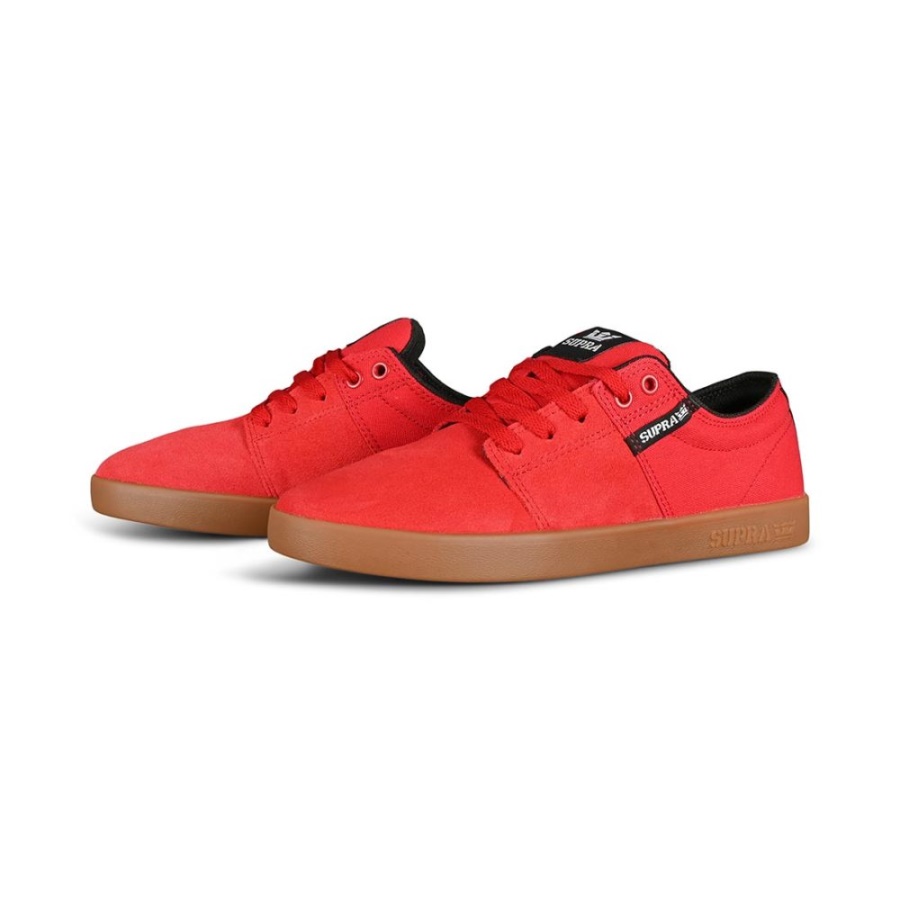Supra Stacks Ii Skate Shoes Red/Gum