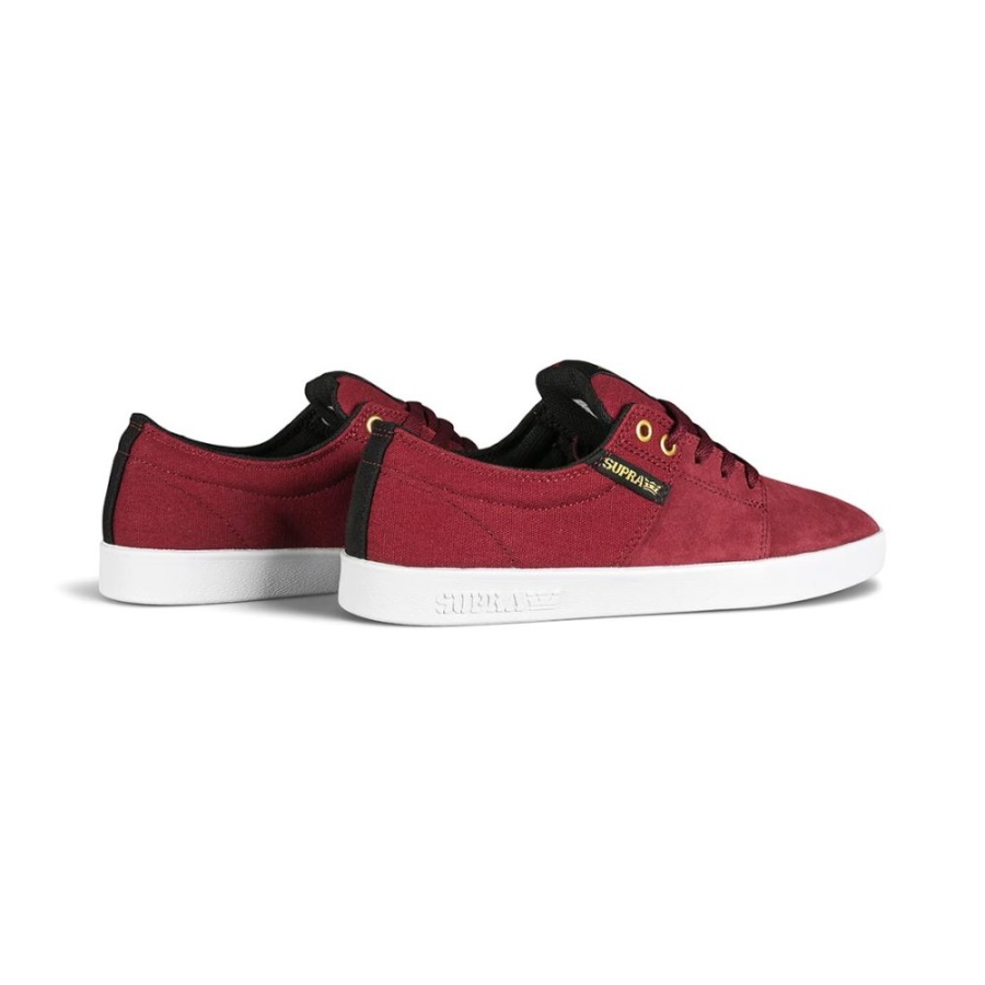 Supra Stacks Ii Skate Shoes Wine/White