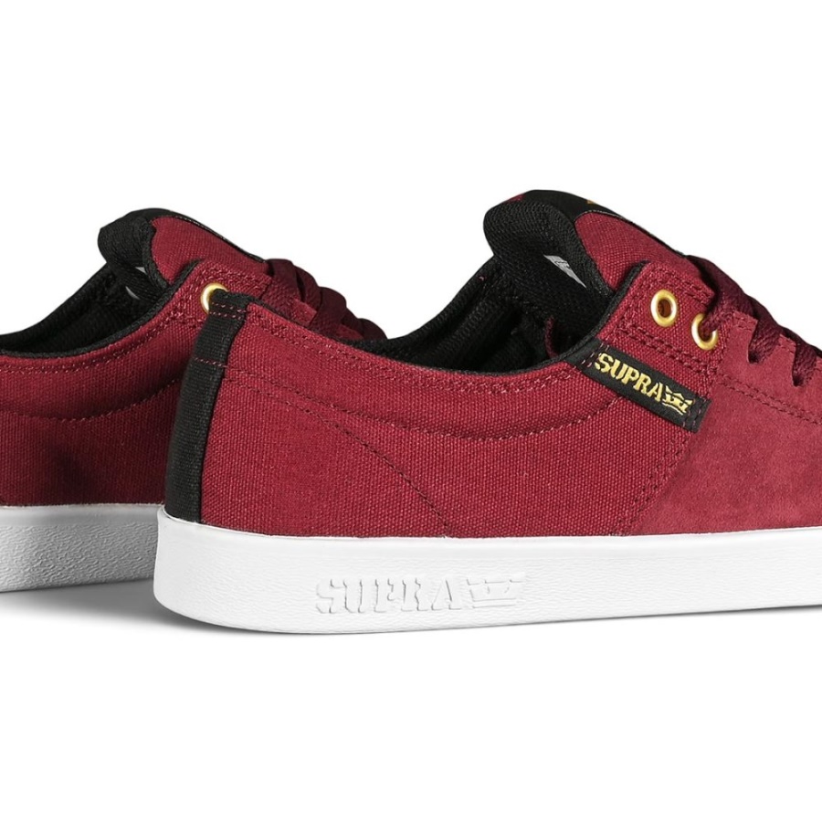 Supra Stacks Ii Skate Shoes Wine/White