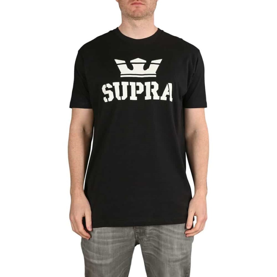 Supra Above S/S T-Shirt Black/White