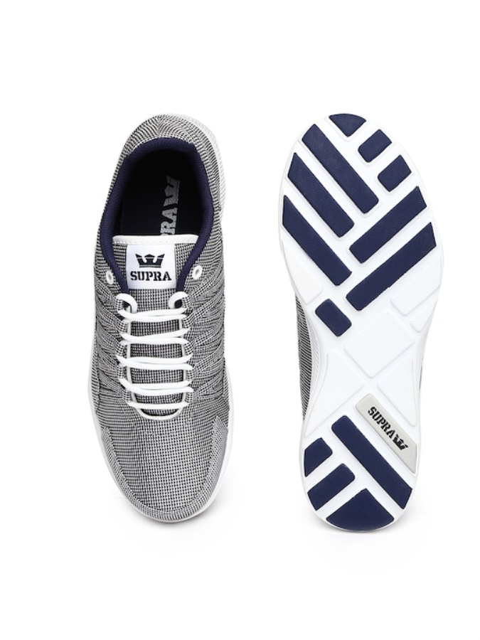 Men Owen Sneakers Fashion Supra Black-White