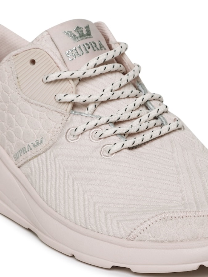 Women Noiz Leather & Textile Sneakers Supra Pink