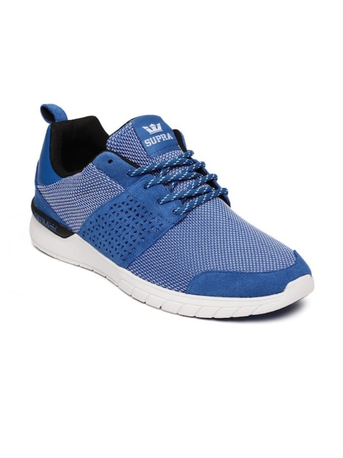 Men Scissor Nubuck Sneakers Supra Blue