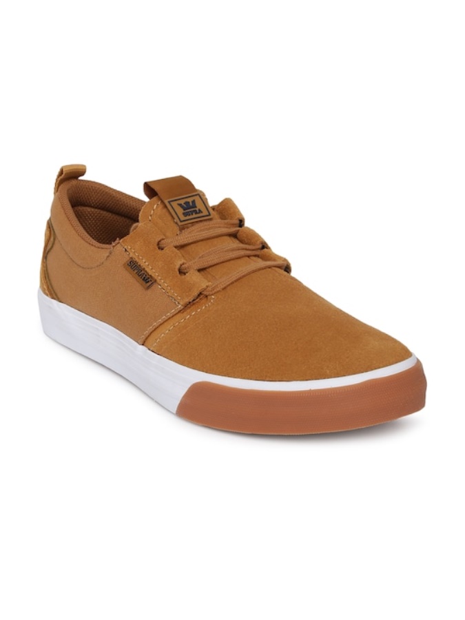 Men Flow Sneakers Supra Tan Brown