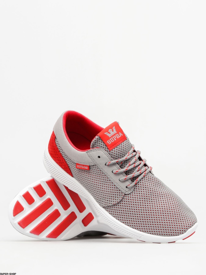 Supra Shoes Hammer Run Grey Red