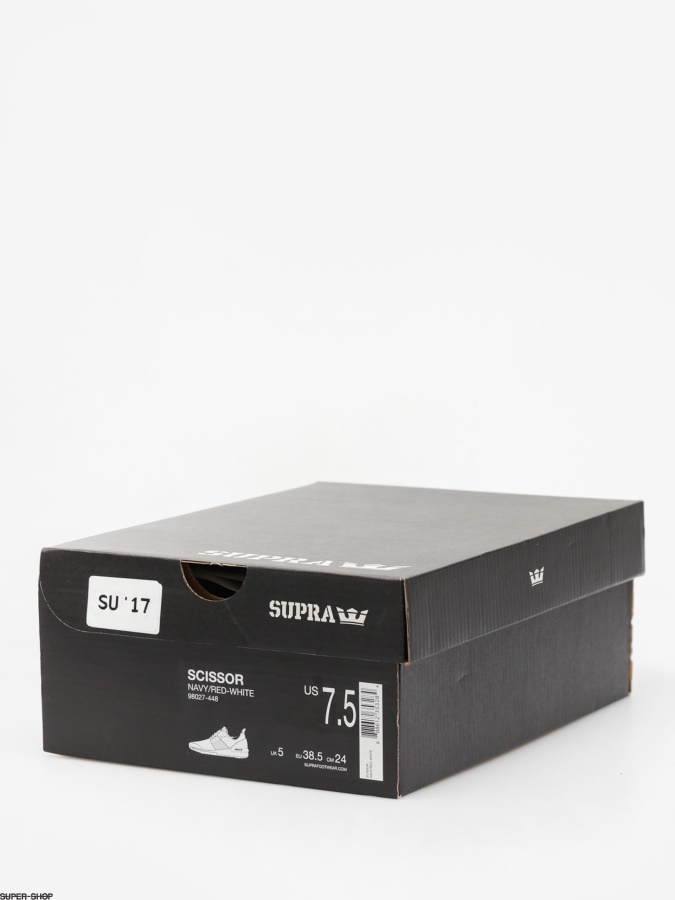 Supra Shoes Scissor Wmn Navy/Red White
