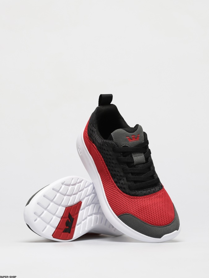 Supra Factor Tactic Shoes Red/Black White