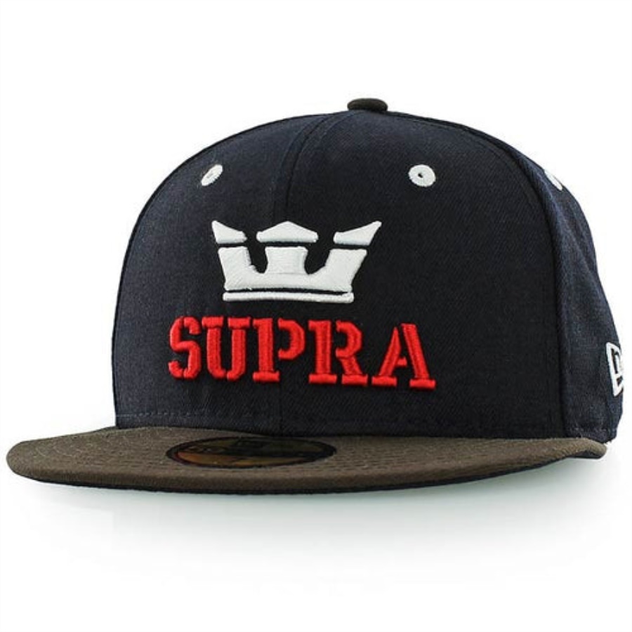 Supra Above New Era Navy Brown