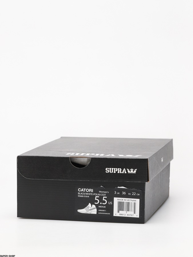 Supra Catori Shoes Wmn Black/White Polka Dot