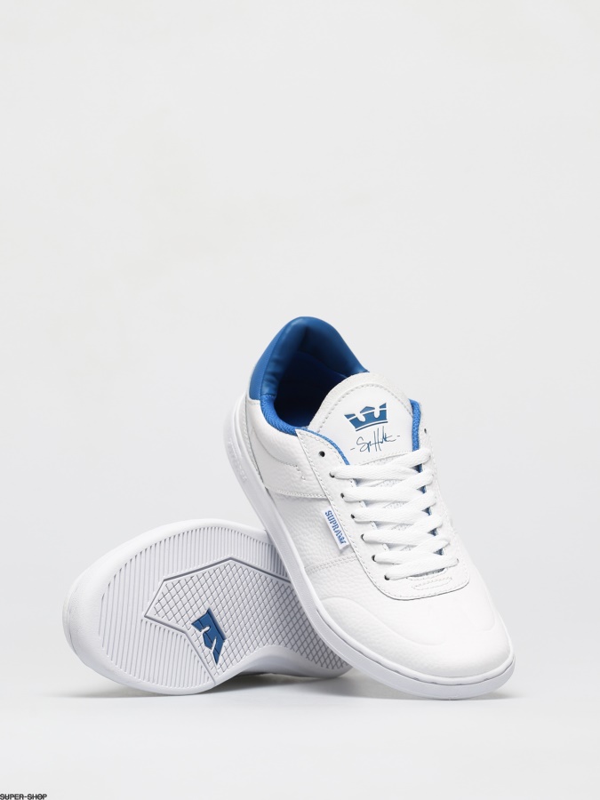 Supra Elevate Shoes White/Royal White