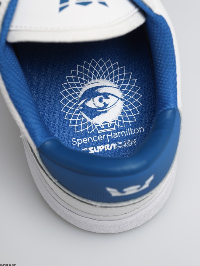 Supra Elevate Shoes White/Royal White