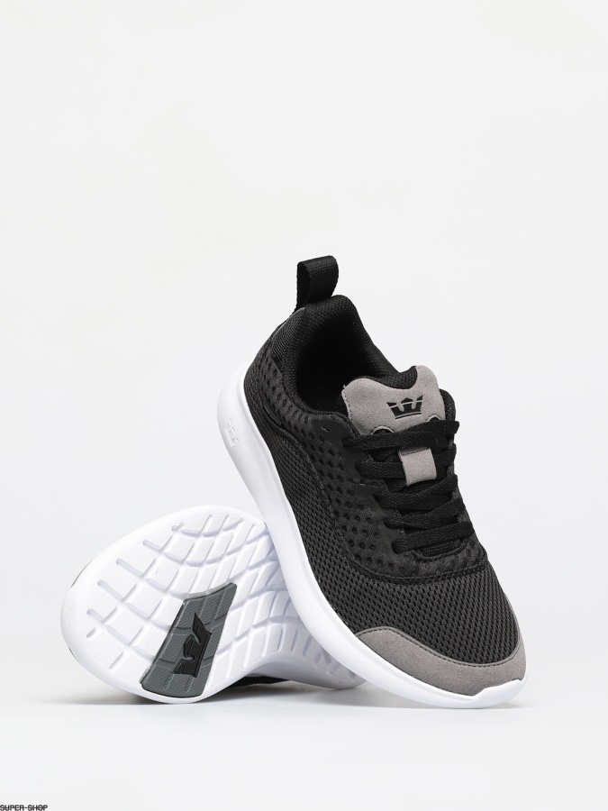 Supra Factor Tactic Shoes Black/Grey White