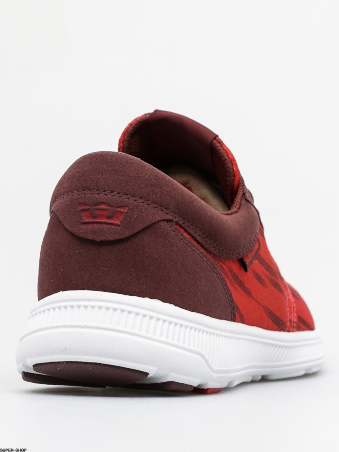 Supra Sneakers Hammer Run Red/Burgundy White