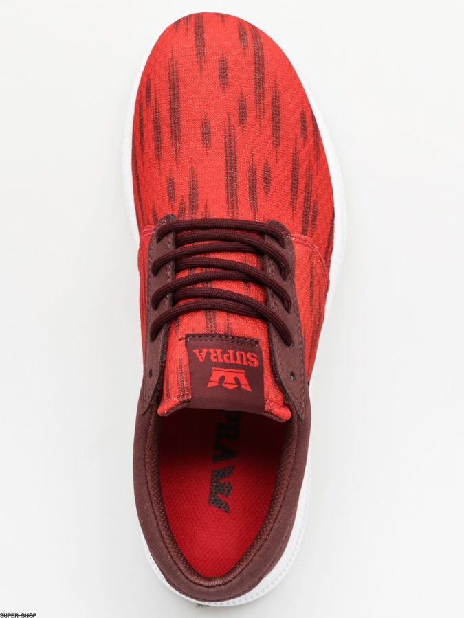 Supra Sneakers Hammer Run Red/Burgundy White