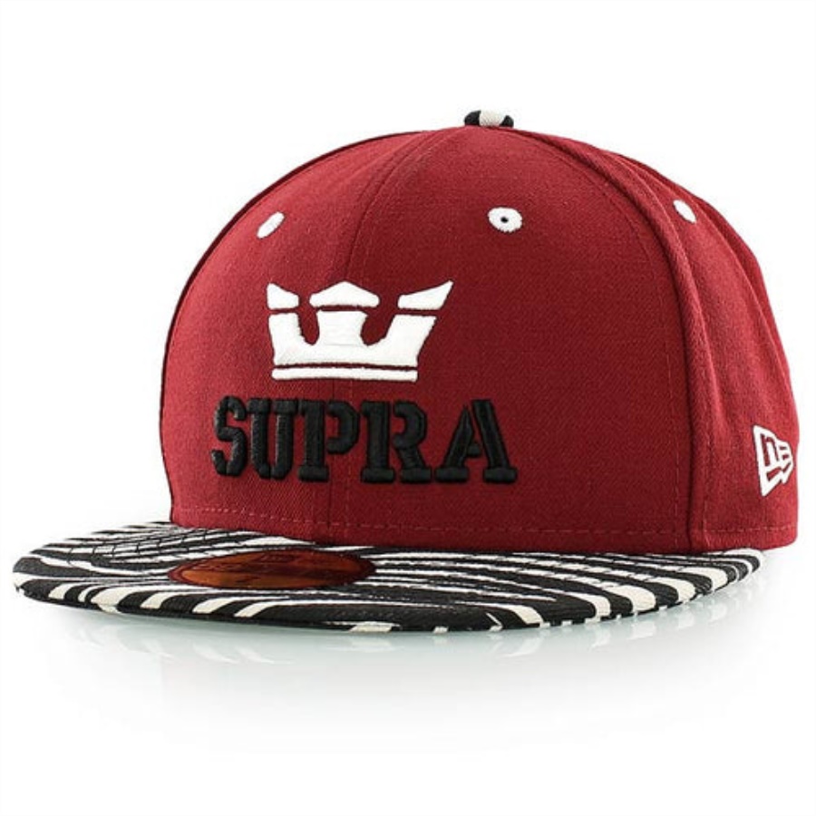 Supra Above New Era Red Zebra