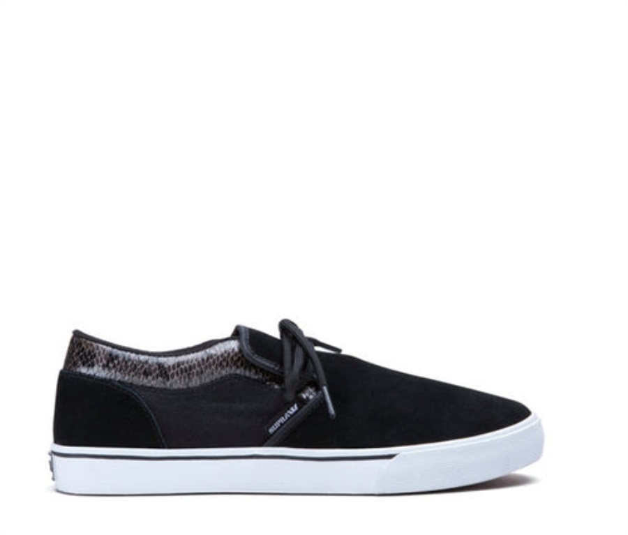 Supra Cuba Black Snake White
