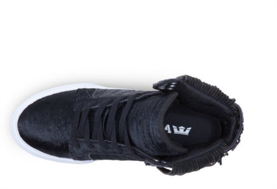 Supra Women'S Skytop Black Zebra White